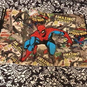 Marvel Spider-Man Blue and Red Comic Tote